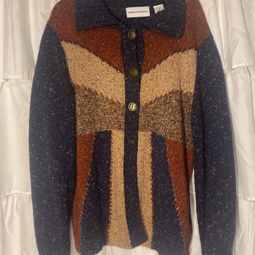 Aldo Sweater - Multicolor Patchwork Design